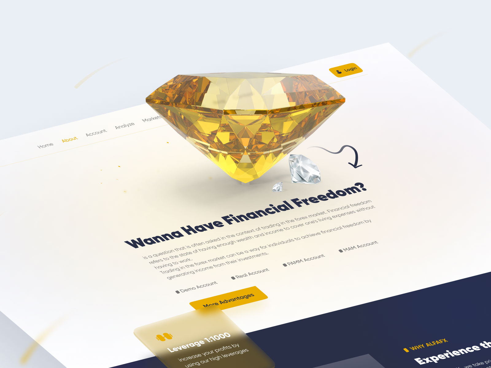 Landing Page – Modern and 3D